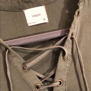 HARPER ROLL UP BLOUSE